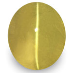 5.01-Carat Oval-Cut Chrysoberyl Cat's Eye from Sri Lanka (IGI) 5.01-Carat Oval-Cut Chrysoberyl Cat's Eye from Sri Lanka (IGI)