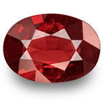 3.41-Carat Oval-Cut Brownish Orangish Red Burmese Spinel (IGI)