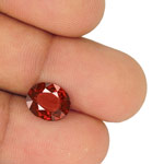 2.87-Carat Eye-Clean Deep Brownish Red Burmese Spinel (IGI)