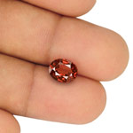 2.72-Carat Flawless Deep Brownish Orangish Red Spinel from Burma