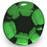 1.55-Carat Rich Green Oval-Cut Trapiche Emerald from Colombia