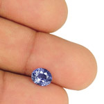 1.56-Carat VVS-Clarity Vivid Violetish Blue Sapphire (Unheated)