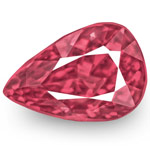 1.09-Carat Pear-Shaped Rich Pink Spinel from Mogok, Burma (IGI)