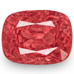 1.42-Carat Cushion-Cut Reddish Orange Spinel from Burma (IGI)