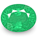 7.01-Carat Natural & Untreated Lively Green Oval Zambian Emerald 7.01-Carat Natural & Untreated Lively Green Oval Zambian Emerald