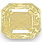 7.44-Carat Unheated Orangy Yellow Sapphire from Sri Lanka (IGI)