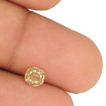 0.74-Carat Unheated Flawless Padparadscha Sapphire from Ceylon
