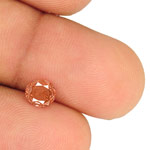 1.08-Carat Unheated Eye-Clean Rich Orange Padparadscha (IGI)