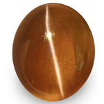 2.02-Carat Honey-Color Chrysoberyl Cat's Eye (Strong Chatoyance)