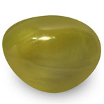 2.25-Carat VVS Deep Yellowish Green Chrysoberyl Cat's Eye (IGI)