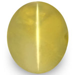 2.78-Carat Eye-Clean Yellow Chrysoberyl Cat's Eye from Sri Lanka