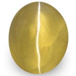 2.13-Carat VVS-Clarity Golden Brown Chrysoberyl Cat's Eye (IGI)