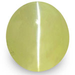 1.83-Carat Soft Greenish Yellow Ceylonese Chrysoberyl Cat's Eye