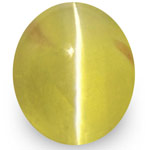 1.60-Carat Deep Yellow Chrysoberyl Cat's Eye from Sri Lanka