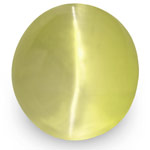 2.02-Carat VVS-Clarity Light Yellow Ceylon Chrysoberyl Cat's Eye