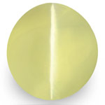 1.81-Carat Flawless Light Yellow Ceylon Chrysoberyl Cat's Eye