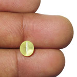 2.42-Carat Transparent VS-Clarity Chrysoberyl Cat's Eye (IGI)