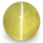 1.89-Carat VS-Clarity Intense Green Yellow Chrysoberyl Cat's Eye