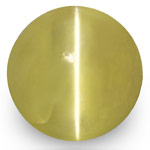 1.18-Carat Brownish Yellow Chrysoberyl Cat's Eye from Sri Lanka