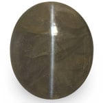 25.38-Carat Large IGI-Certified Chrysoberyl Cat's Eye from India