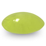 5.35-Carat Lively Greenish Yellow Chrysoberyl Cat's Eye (IGI)