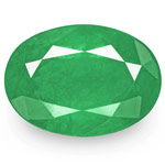 3.26-Carat Natural & Untreated Oval-Cut Emerald from Zambia