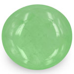 14.48-Carat Pastel Green Cabochon-Cut Emerald from Colombia