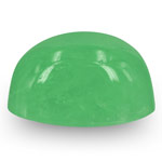 7.91-Carat Pair of Lively Green Cabochon-Cut Colombian Emeralds