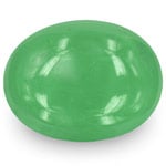7.91-Carat Pair of Lively Green Cabochon-Cut Colombian Emeralds