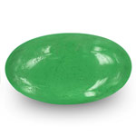 4.96-Carat Lively Intense Green Cabochon-Cut Colombian Emerald