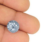 8.87-Carat Unheated 11mm Round Ceylon Sapphire (GIA-Certified)