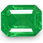 0.93-Carat Eye-Clean Lively Intense Green Emerald from Colombia
