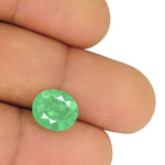 4.17-Carat Natural & Untreated Bluish Green Colombian Emerald