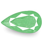 5.07-Carat Natural & Untreated Pear-Shaped Emerald from Colombia 5.07-Carat Natural & Untreated Pear-Shaped Emerald from Colombia