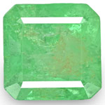 8.24-Carat Large Lustrous Green Octagon-Cut Colombian Emerald
