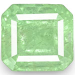 8.93-Carat Octagon-Cut Lustrous Bluish Green Colombian Emerald