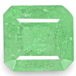 3.00-Carat Octagonal-Cut Medium Green Emerald from Colombia