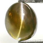 1.13-Carat Green-to-Brown Alexandrite Cat's Eye (AIGS)