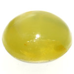 1.47-Carat Yellowish Green Round Chrysoberyl Cat's Eye (AIGS) :: $221 ...