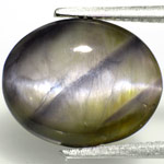 8.16-Carat Large Greenish Grey Chrysoberyl Cat's Eye (AIGS)