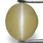 1.22-Carat Greenish Grey Chrysoberyl Cat's Eye