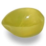 6.21-Carat Eye-Clean Greenish Yellow Chrysoberyl Cat's Eye