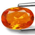 1.13-Carat Splendid Fiery Orange Clinohumite from Tanzania