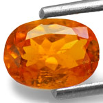 0.86-Carat Attractive Deep Orange Clinohumite from Tanzania