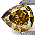 0.39-Carat Natural & Untreated Fancy Deep Golden Brown Diamond