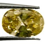 0.86-Carat GIA-Certified Fancy Brownish Yellowish Green Diamond