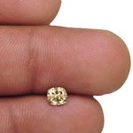 0.37-Carat Dazzling Fancy Intense Brown Cushion-Cut Diamond
