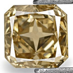 0.34-Carat Natural Fancy Deep Brown Radiant-Cut Diamond