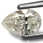 0.51-Carat Pear-Shaped J-SI2 Diamond from Guinea 0.51-Carat Pear-Shaped J-SI2 Diamond from Guinea