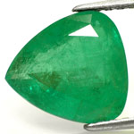 3.72-Carat Unique Triangle-Shaped Zambian Emerald